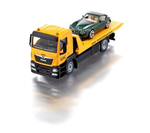 siku 2722, MAN Abschleppwagen ADAC, Inkl. Abzuschleppendem Spielzeugauto, 1:55, Metall/Kunststoff, Gelb, Originalgetreue Funktionen, Ausziehbare Seilwinde, Kipp- und absenkbare Transportplattform siku 2722, MAN Abschleppwagen ADAC, Inkl. Abzuschleppendem Spielzeugauto, 1:55, Metall/Kunststoff, Gelb, Originalgetreue Funktionen, Ausziehbare Seilwinde, Kipp- und absenkbare Transportplattform von Siku