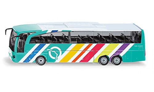 Siku 3738001, Mercedes-Benz Travego Reisebus RATP Frankreich, 1:50, Metall/Kunststoff, Multicolor, Öffenbare Türen und Klappe von Siku