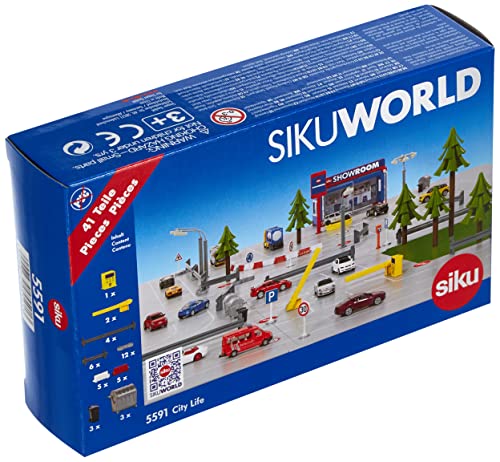 siku 5591, Zubehör-Set City Life, Kunststoff, Multicolor, Vielseitig einsetzbar von Siku