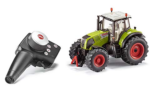 siku 6882, Ferngesteuerter Claas Axion 850 Traktor, 1:32, Inkl. Fernsteuermodul, Metall/Kunststoff, Grün, Batteriebetrieben, Kompatibel mit Anbaugeräten von Siku