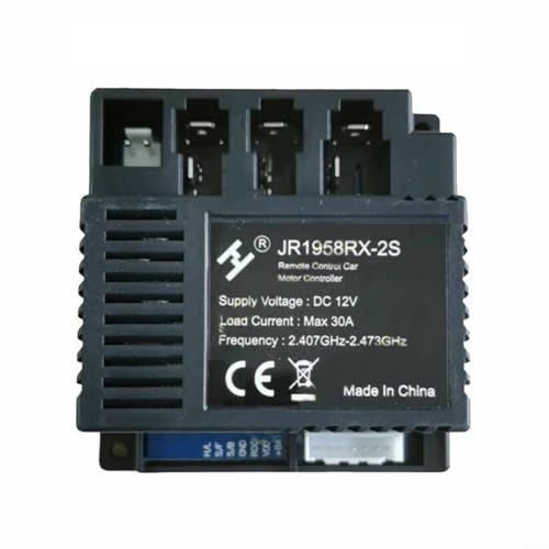 Sileduove HY JR-RX-12V 6V 24V Bluetooth Fernbedienung/EmpfäNger für Kinder Elektrofahrzeugteile 2,4 GHz RC(JR1758RX-2S-12V) von Sileduove