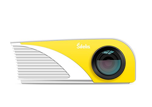 Silelis P-2 1200 Lumen 1080P Home LED Projektor Multimedia HDMI/USB/VGA von Silelis