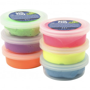 Silk Clay®, 6x14g, versch. Farben, Neon von Silk Clay