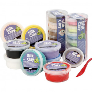 Silk Clay®, Sortierte Farben, 22 Dose/ 22 Pck von Silk Clay