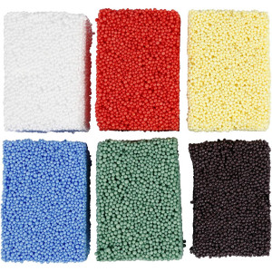 Soft Foam, Standard-Farben, 6x10g/ 1 Pck von Silk Clay