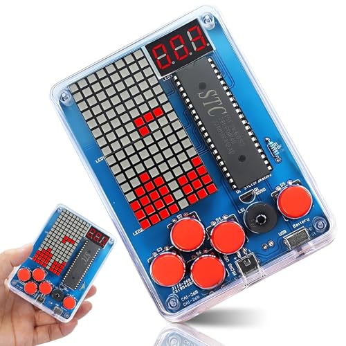 DIY SpielekonsoleLöten Elektronik Baukasten DIY Games Console Handheld Kit Löt Bausatz für Studenten Erwachsene Wissenschaft Bildung Spaß und Den Täglichen Löten Lernen Set von Silkwish