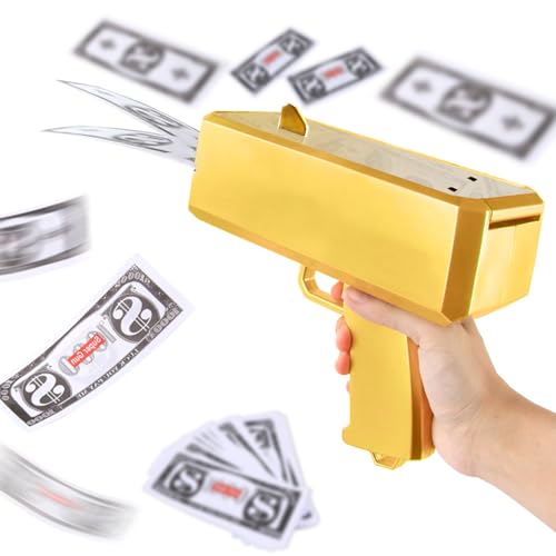 Silkwish Geld Pistole Shooter mit 100 Fake Geld, Geldpistole für Filme, Filmrequisitenpistole, damit es regnet, Geldpistole für Spiel, Filme, Party, Partyspiele Silkwish Geld Pistole Shooter mit 100 Fake Geld, Geldpistole für Filme, Filmrequisitenpistole, damit es regnet, Geldpistole für Spiel, Filme, Party, Partyspiele von Silkwish