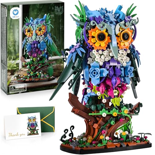 Sillbird Blumen Eule Bauspielzeug Geschenkidee für Kinder ab 8+ Jahren -Baubare Tiere Modell Botanical Collection Sillbird Blumen Eule Bauspielzeug Geschenkidee für Kinder ab 8+ Jahren -Baubare Tiere Modell Botanical Collection von Sillbird