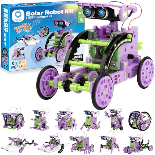 Sillbird Solar Roboter Bausatz für Jungen, 12-in-1 Mint Lernspielzeug für Kinder ab 8 Jahren, DIY Geschenkidee für Geburtstag und Weihnachten, 190 Teilen Sillbird Solar Roboter Bausatz für Jungen, 12-in-1 Mint Lernspielzeug für Kinder ab 8 Jahren, DIY Geschenkidee für Geburtstag und Weihnachten, 190 Teilen von Sillbird