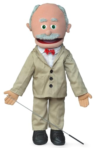 Pops, hispanischer Großvater, Ganzkörperpuppe, Bauchredner-Stil, 65 cm von Silly Puppets