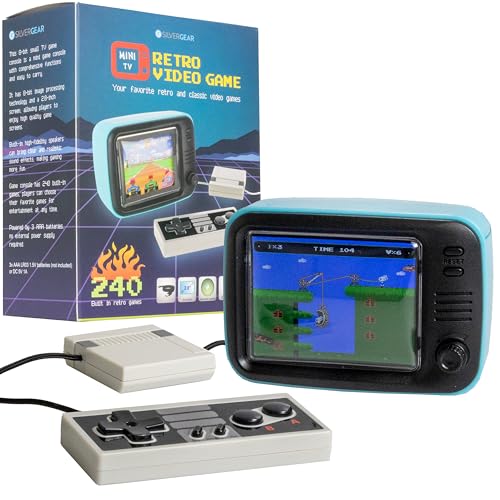 Mini TV Retro Video Spiel von Silvergear