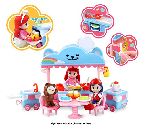 Rainbow Ruby – Lizenz Mini Univers – Mobile Küche – Komplettset mit mobiler Küche – Spielzeug mit Zubehör und Figur Ruby inklusive Rainbow Ruby – Lizenz Mini Univers – Mobile Küche – Komplettset mit mobiler Küche – Spielzeug mit Zubehör und Figur Ruby inklusive von Silverlit