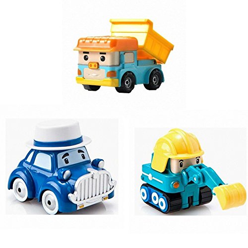 Robocar Poli Druckguss-Set, Dump Poke Musti (nicht Transformator) von Silverlit