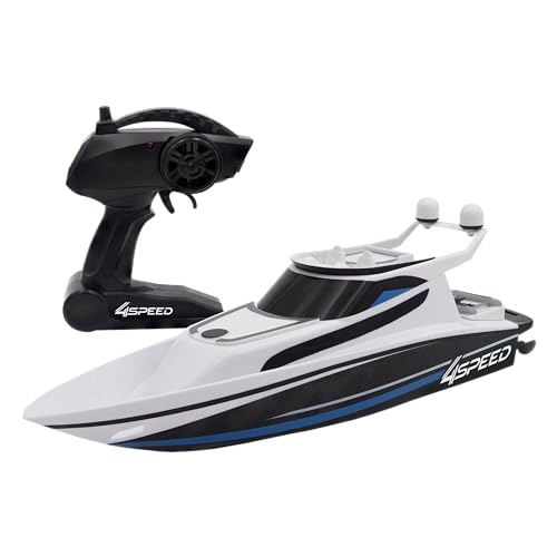 Silverlit 4SPEED ferngesteuertes Schnellboot – 2,4 GHz – Weiß und Schwarz – 34 cm von Silverlit