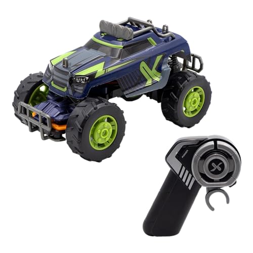 Silverlit EXOST - Build2drive - Monster Truck Mighty Crawler Bauauto - 2,4 GHz - Marineblau - 15 cm von Silverlit