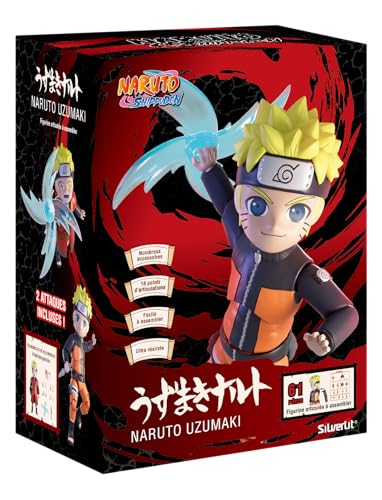 Silverlit Figurine Articulée 12 cm du Manga Construire Assortiment mit 2 Personnages à Collectionner Naruto et Sasuke, Mehrfarbig (54039) von Silverlit