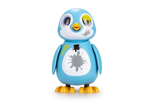 Silverlit – Rettungspinguin – Interaktiver blauer Pinguin mit 20 verschiedenen Emotionen + 5 Zubehörteilen inklusive – Sound- und Lichteffekte – Lernerlebnis – AAA-Batterien inklusive – Ab 5 Jahren von Silverlit