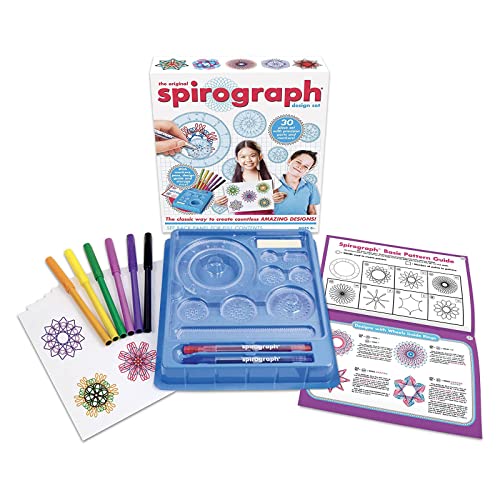 Silverlit SPIROGRAPH Das Zeichenset - Kreativset - 30-teiliges Starterset - Erstellung von bunten Spiralen bis unendlich ! Ab 8 Jahren, 1006Z von Silverlit