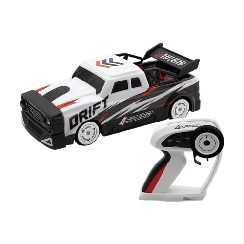 Silverlit 70013 4SPEED ferngesteuertes Stunt-Drift-Auto – 2,4 GHz – Weiß und Schwarz – 24 cm, White/Black von Silverlit