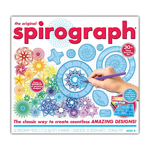 Silverlit - Spirograph Das klassische Set mit Kreativen, Starter-Set, 30-teilig, ab 8 Jahren, 1013Z von Silverlit