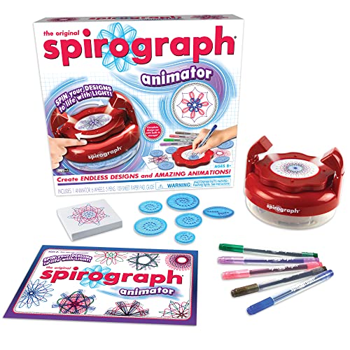 Silverlit Spirograph Magischer Atelier kreative Hobbys – Rotierende Lichteffekte zur Verschönerung der Kreationen Ab 8 Jahren, 1725Z, Zauberwerkstatt Animator, 6,35 x 30,48 x 27,94 cm von Silverlit