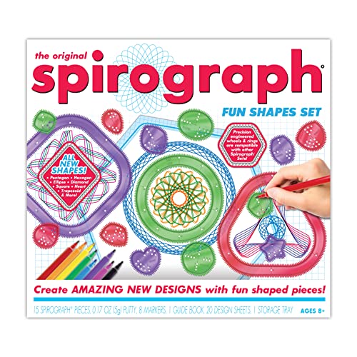 Silverlit - SPIROGRAPH Originelle Formen – Bastelarbeiten – Aktivitätsset für originelle Kreationen – Spielzeug für Kinder – ab 8 Jahren von Silverlit