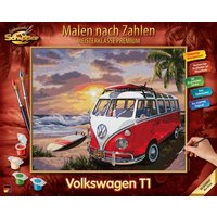 Schipper 609130861 - Malen nach Zahlen, Volkswagen T1, VW-Bulli, 50 x 40 cm von Simba Toys