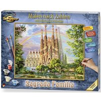 Schipper 609130914 - Malen nach Zahlen, Sagrada Familia, Barcelona, 40 x 50 cm von Simba Toys