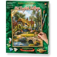 Schipper 609240831 - Malen nach Zahlen, Old English Cottage, 24 x 30 cm von Simba Toys