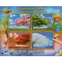 Schipper 609340902 - Malen nach Zahlen, Vier Jahreszeiten, Quattro je 18x24cm von Simba Toys