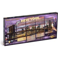 Schipper 609450806 - Malen nach Zahlen, New York in der Morgendämmerung, 132 x 72 cm von Simba Toys