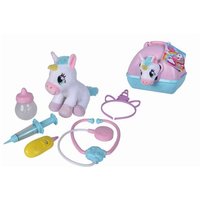 Simba 105542140 - Doktorkoffer mit Plüsch Einhorn, 20cm von Simba Toys