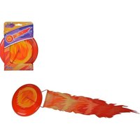 Simba 107206141 - Taildisc Fire, Wurfscheibe mit cooler Bedruckung und Schweif, D: 22 cm, Flammende Frisbee von Simba Dickie