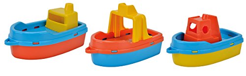 Simba Toys Simba 107258792 - 3 Boote, Länge 15cm, Sandkasten, Sandspielzeug, Sortiert/Original von Simba Toys