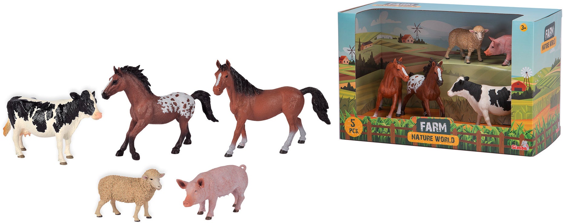 Simba Toys Bauernhoftiere 5 Teile von Simba Toys