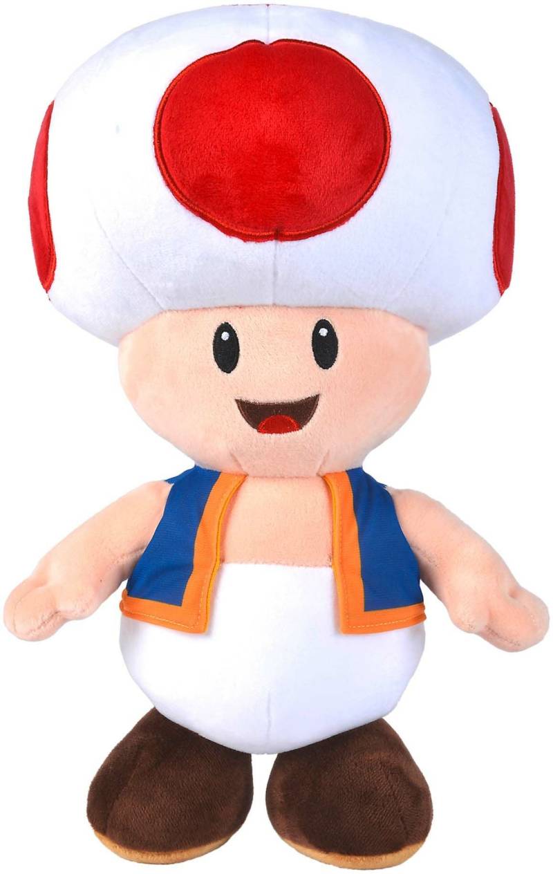 Super Mario Plüschspielzeug Toad 40 cm von Simba Toys