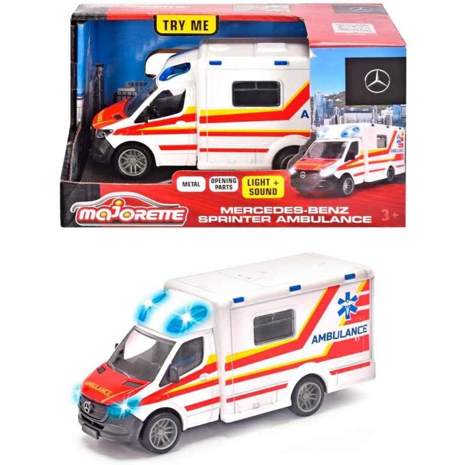 Ambulanza Majorette Mercedes-Benz Sprinter von Simba