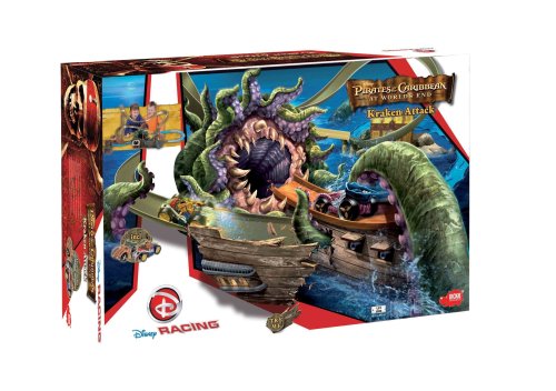 Dickie 3089220 - Disney Racing Kraken Attack, inklusive 2 Autos von Simba