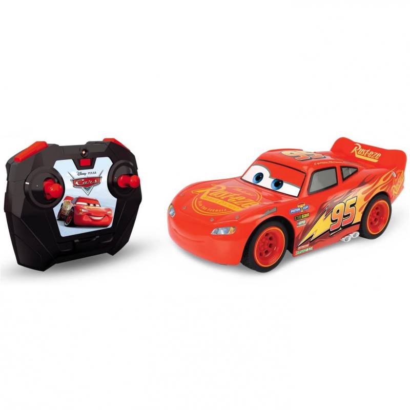 Dickie Toys 203084003 Fahrzeug "rc Cars 3 Turbo Racer Lightning Mcqueen 1:24, 17cm" von Simba