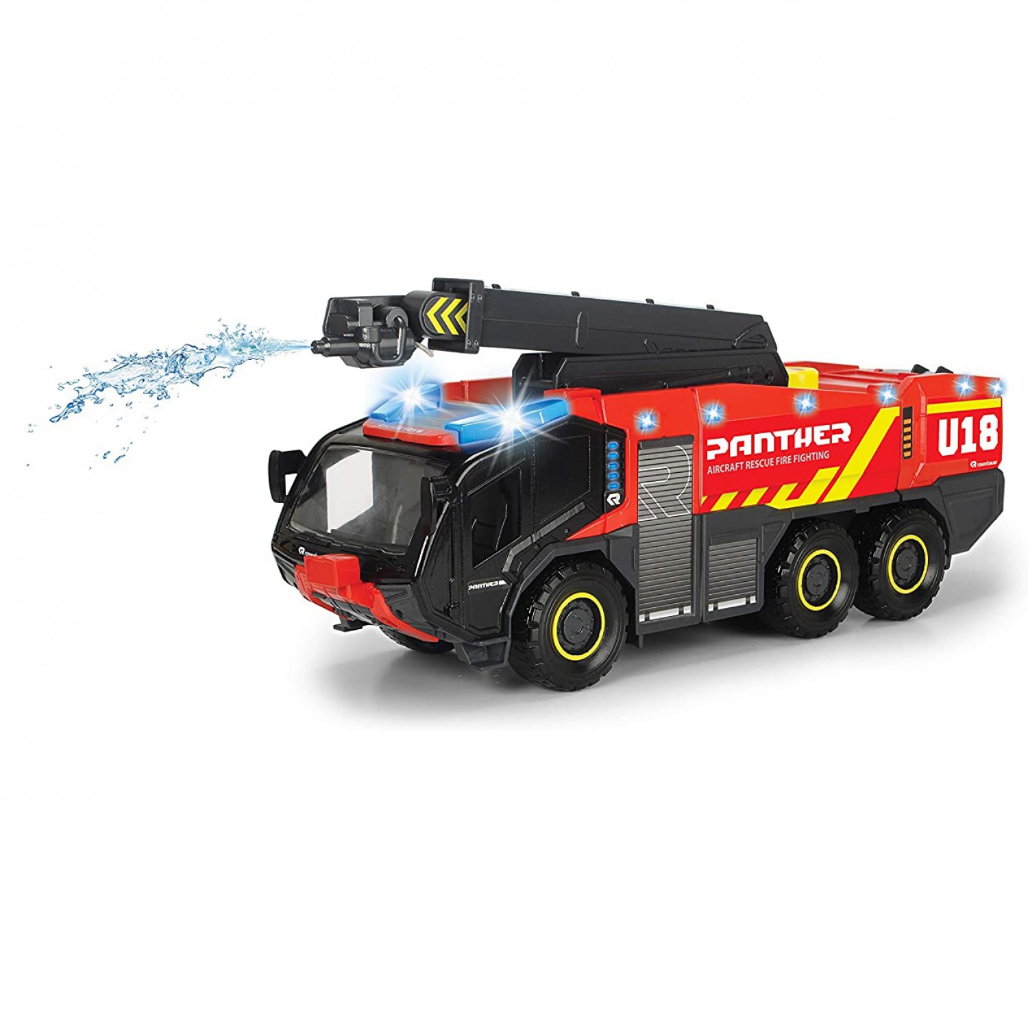 Dickie Toys by Simba Rosenbauer Airport Crash Tender Feuerwehrauto von Simba