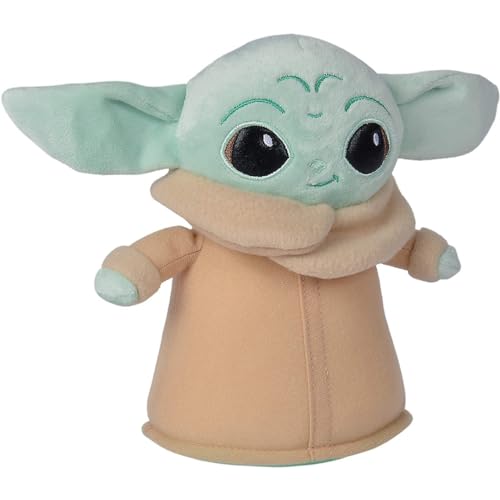 Simba 6315875804 - Disney Mandalorian Grogu, 18cm Plüschfigur, The Child, ab den ersten Lebensmonaten geeignet, Grüne von Simba