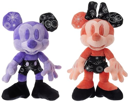 Disney 100 Jahre, Mickey und Minnie Mouse, Amazon Exclusiv Set 4, limitiert, 33cm Plüschfiguren, Sammlerstück, Sonderedition, Geschenkkarton, Micky Maus, ab den ersten Lebensmonaten von Simba