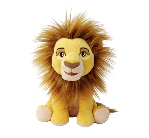 Disney Lion King, 30 Jahre König der Löwen, Mufasa, 25cm Plüschtier, ab den ersten Lebensmonaten geeignet von Simba