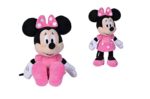 Disney - Minnie Mouse Hot Pink Dress, 20cm, Plüsch, Rosa, ab 0 Monaten von Simba