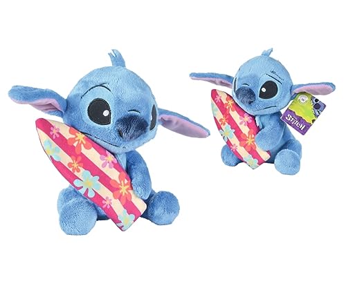 Disney Peluche Stich Surf, 25 cm von Simba