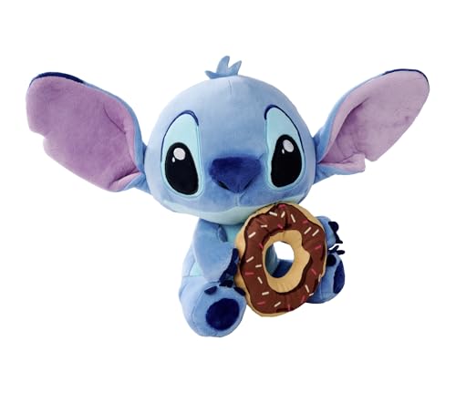 Simba Disney Stitch Kuscheltier mit Doughnut – Plüschfigur zum Knuddeln, mit Schoko‑Donut und Streuseln, süßer Disney‑Klassiker für Fans und Kinder, blau, 25 cm, ab 0 Jahren Simba Disney Stitch Kuscheltier mit Doughnut – Plüschfigur zum Knuddeln, mit Schoko‑Donut und Streuseln, süßer Disney‑Klassiker für Fans und Kinder, blau, 25 cm, ab 0 Jahren von Simba