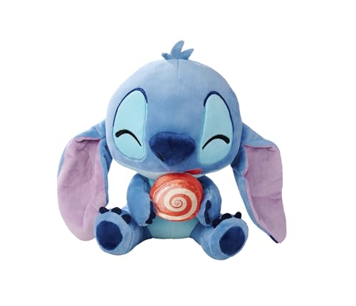 Simba Disney Stitch Kuscheltier mit Lollipop – Plüschfigur zum Knuddeln, mit Lutscher in der Hand, detailverliebtes Design, Stofftier für Fans und Kinder, blau, 25 cm, ab 0 Jahren Simba Disney Stitch Kuscheltier mit Lollipop – Plüschfigur zum Knuddeln, mit Lutscher in der Hand, detailverliebtes Design, Stofftier für Fans und Kinder, blau, 25 cm, ab 0 Jahren von Simba