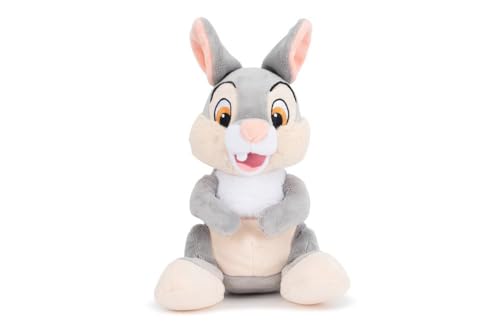 Disney Klopfer, 25 cm, mittelgroß, Plüschfigur von Bambi, Grau von Simba