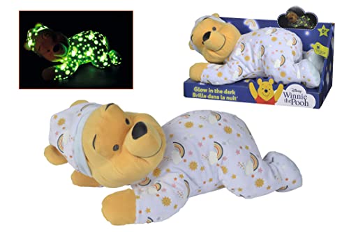 Disney - Winnie The Pooh, Glow in The Dark, 30cm, Knuffel, ab 0 Monate von Simba