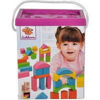 Eichhorn 100088011 - Bunte Holzbausteine 75-teilig von Simba Toys